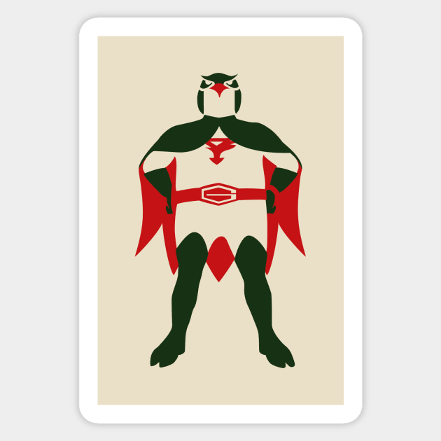 OWL GATCHAMAN Sticker by orengito82